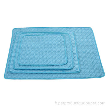 Tapis pour animaux de compagnie en tissu de coussin pour chien, sensation de fraîcheur glacée